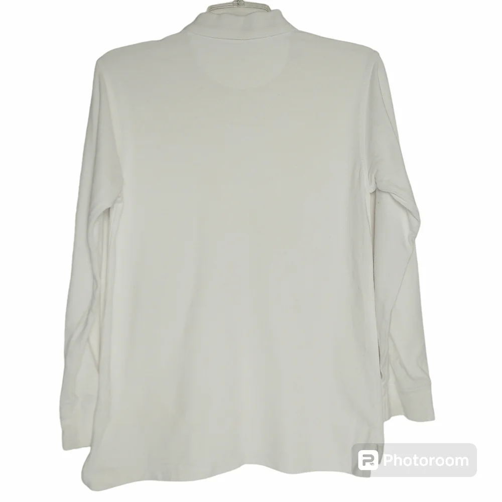 White Gap Kids Long Sleeve Collared Shirt